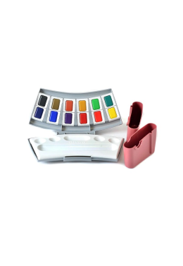 Estojo Aquarela Pastilha c/12 7218864 Pelikan